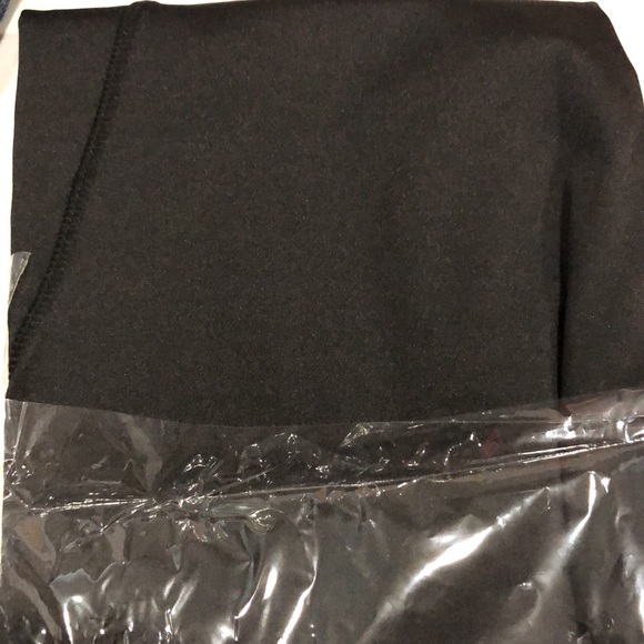 Leggings BLACK Fitness Yoga Casual Mid Waist Skinny Side Pockets Sizes XS, XL - Picture 2 of 9